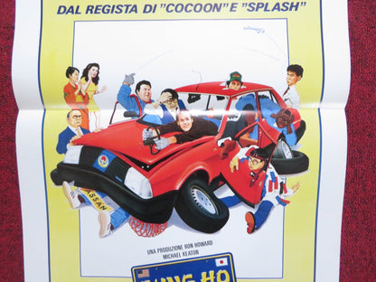 GUNG HO ITALIAN LOCANDINA POSTER MICHAEL KEATON GEDDE WATANABE 1986 Rendezvous Cinema Movie posters