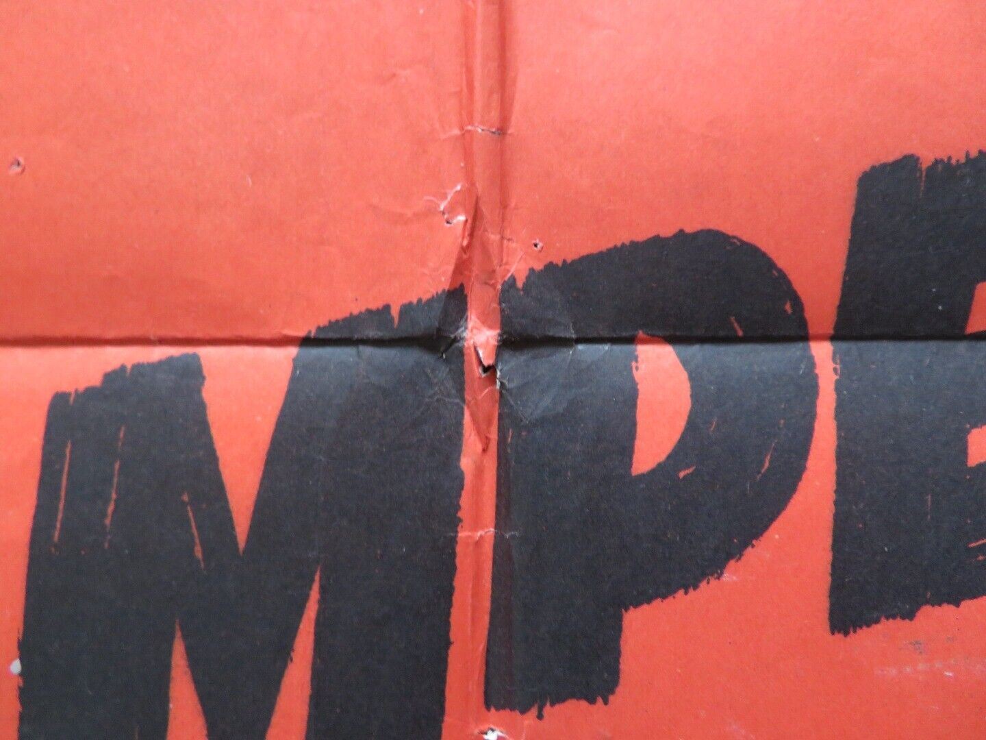 GUNS DON'T ARGUE FOLDED ARGENTINA POSTER MYRON HEALEY JEAN HARVEY 1957 - Rendezvous Cinema