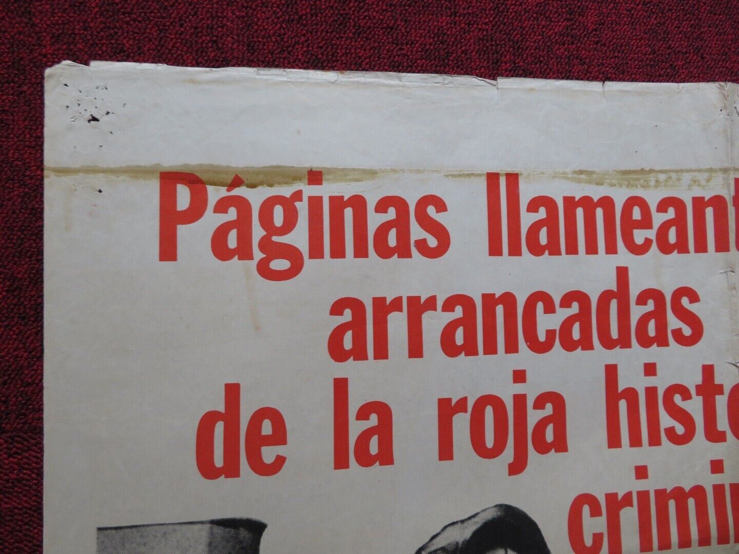 GUNS DON'T ARGUE FOLDED ARGENTINA POSTER MYRON HEALEY JEAN HARVEY 1957 - Rendezvous Cinema