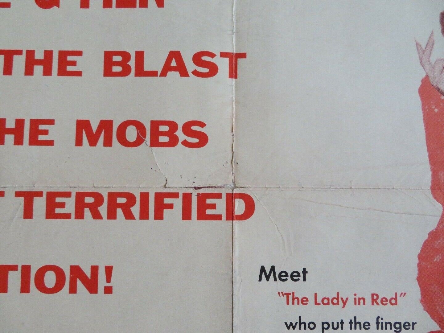 GUNS DON'T ARGUE US ONE SHEET POSTER JOHN DILLINGER MA BARKER 1957 - Rendezvous Cinema