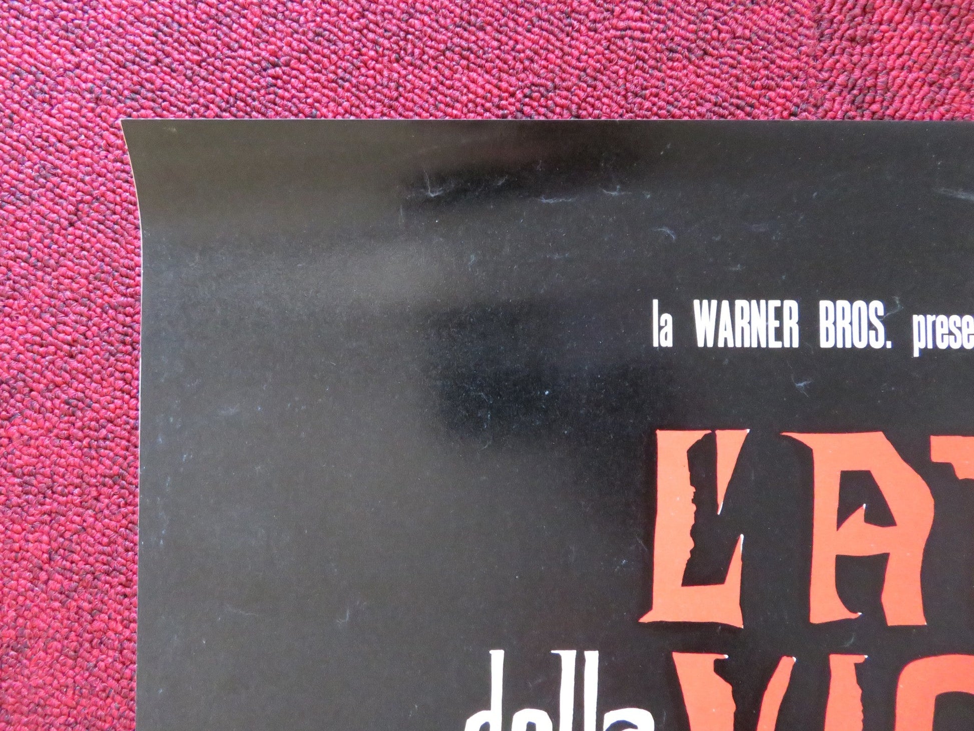 GUNS OF DARKNESS - A ITALIAN FOGLIO POSTER LESLIE CARON DAVID NIVEN 1962 Rendezvous Cinema Movie posters