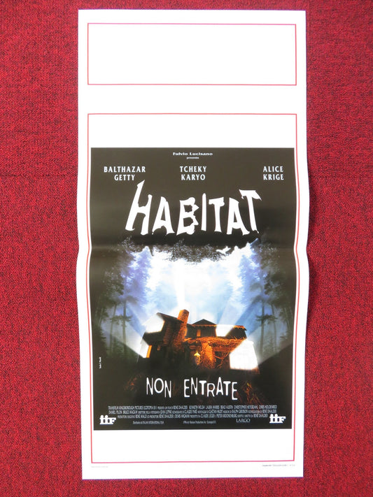 HABITAT - NON ENTRATE ITALIAN LOCANDINA POSTER BALTHAZAR GETTY TCHEKY KARYO 1997 Rendezvous Cinema Movie posters