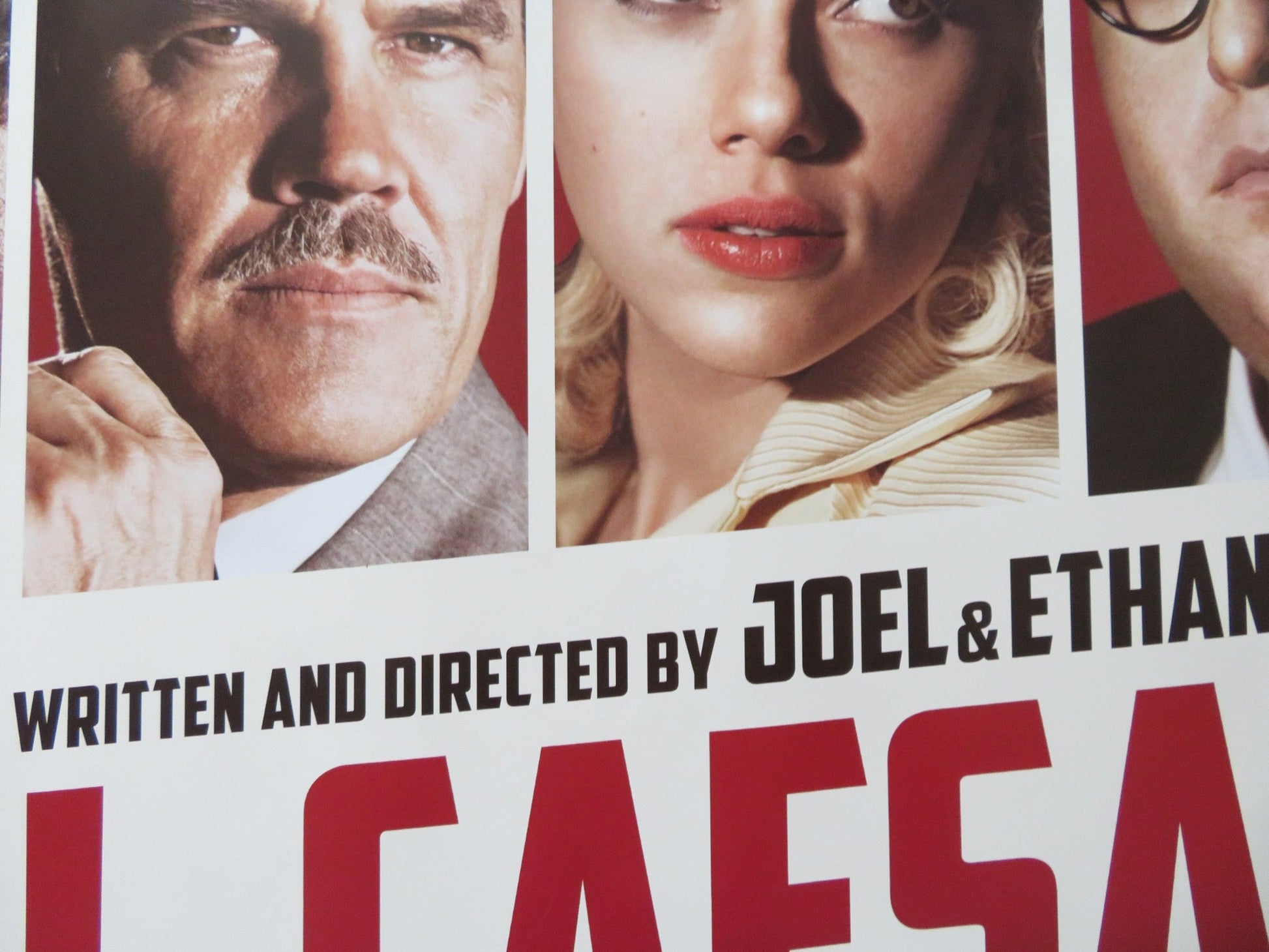 HAIL, CAESAR! UK QUAD (30"x 40") ROLLED POSTER GEORGE CLOONEY JOSH BROLIN 2016 Rendezvous Cinema Movie posters