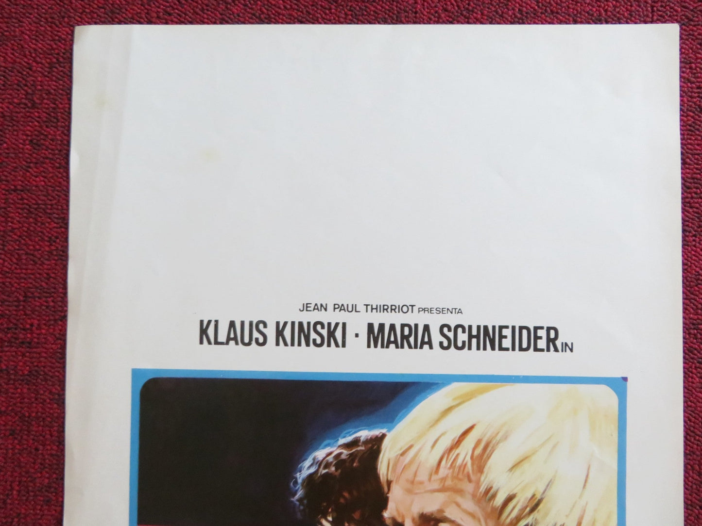 HAINE KILLER TRUCK ITALIAN LOCANDINA POSTER KLAUS KINSKI MARIA SCHNEIDER 1979 Rendezvous Cinema Movie posters