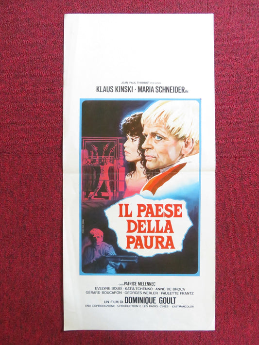 HAINE KILLER TRUCK ITALIAN LOCANDINA POSTER KLAUS KINSKI MARIA SCHNEIDER 1979 Rendezvous Cinema Movie posters