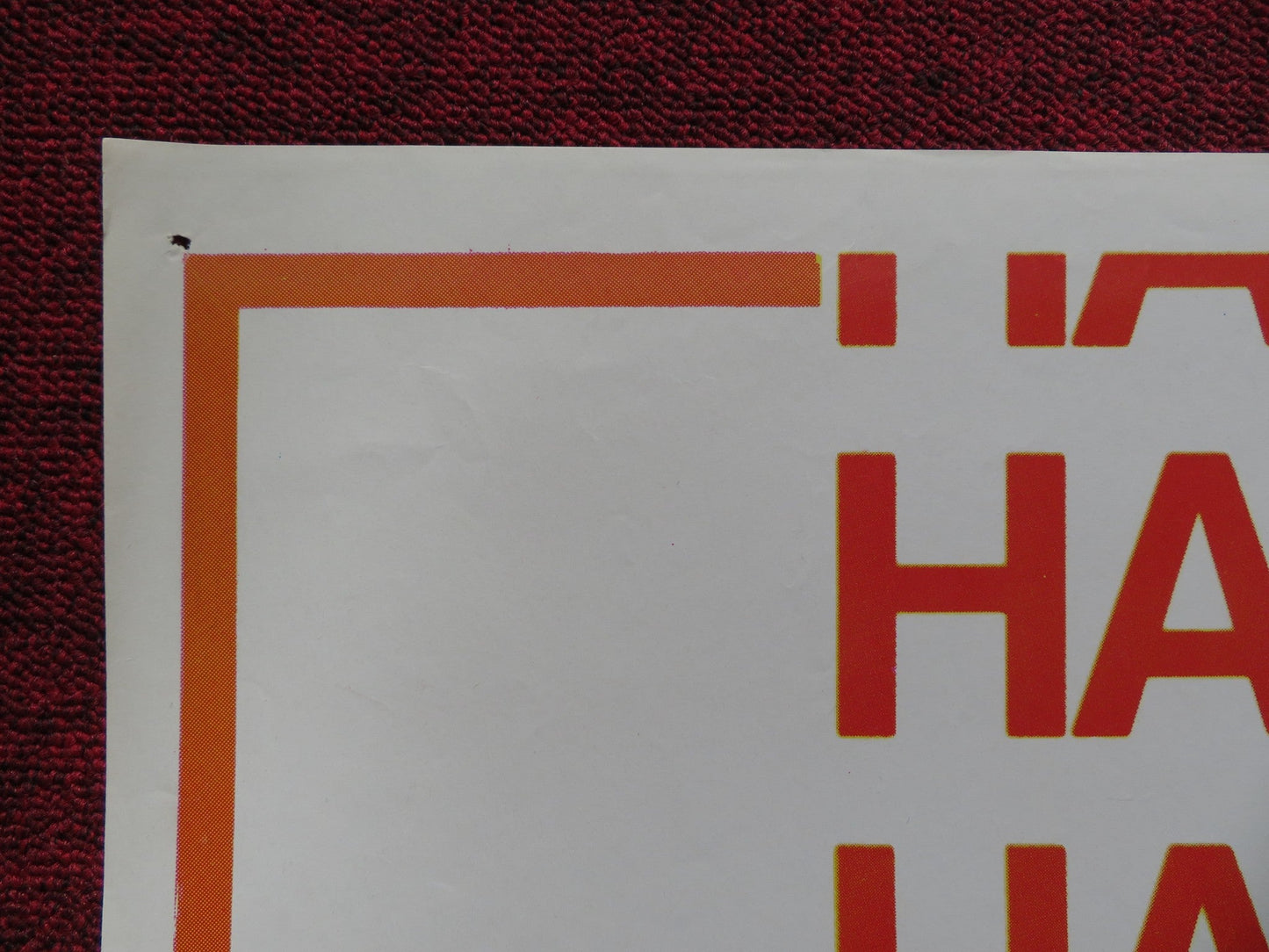 HAIR SPANISH POSTER JOHN SAVAGE TREAT WILLIAMS 1979 Rendezvous Cinema Movie posters