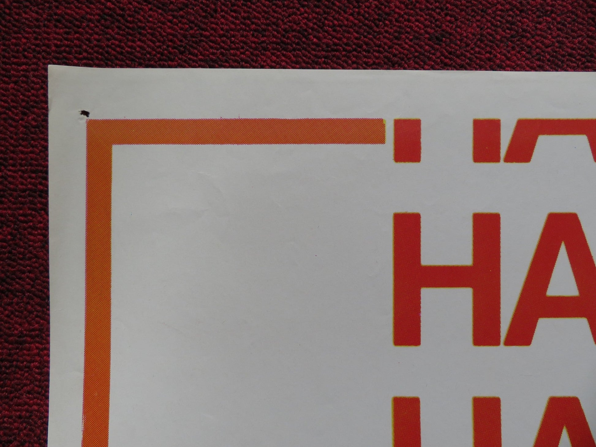 HAIR SPANISH POSTER JOHN SAVAGE TREAT WILLIAMS 1979 Rendezvous Cinema Movie posters