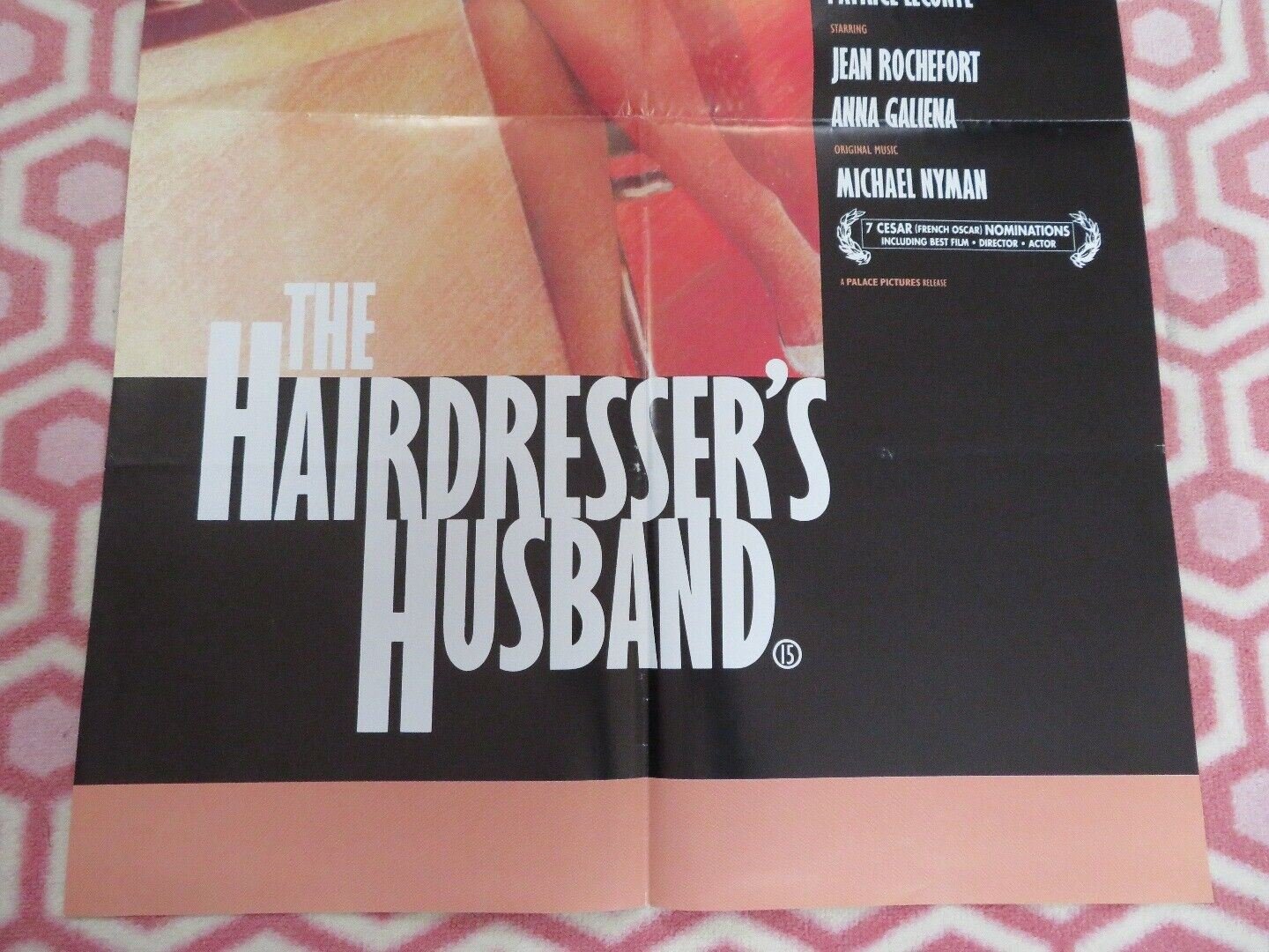 HAIRDRESSERS HUSBAND UK DOUBLE CROWN POSTER JEAN ROCHEFORT 1990 Movie posters