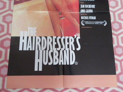 HAIRDRESSERS HUSBAND UK DOUBLE CROWN POSTER JEAN ROCHEFORT 1990 Movie posters