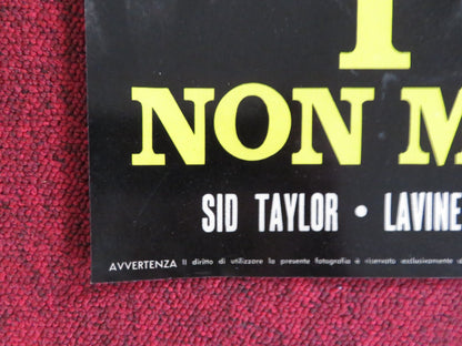 HAKUCHU NO BURAIKAN - C ITALIAN FOTOBUSTA POSTER SID TAYLOR LAVINE SHELTON 1961 Rendezvous Cinema Movie posters