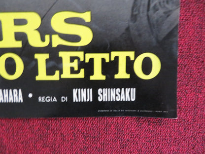 HAKUCHU NO BURAIKAN - C ITALIAN FOTOBUSTA POSTER SID TAYLOR LAVINE SHELTON 1961 Rendezvous Cinema Movie posters