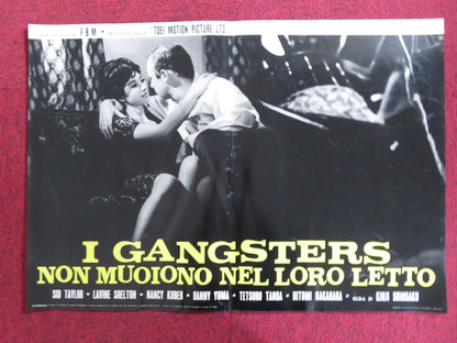 HAKUCHU NO BURAIKAN - E ITALIAN FOTOBUSTA POSTER SID TAYLOR LAVINE SHELTON 1961 Rendezvous Cinema Movie posters