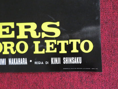 HAKUCHU NO BURAIKAN - E ITALIAN FOTOBUSTA POSTER SID TAYLOR LAVINE SHELTON 1961 Rendezvous Cinema Movie posters