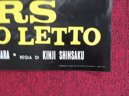 HAKUCHU NO BURAIKAN - F ITALIAN FOTOBUSTA POSTER SID TAYLOR LAVINE SHELTON 1961 Rendezvous Cinema Movie posters