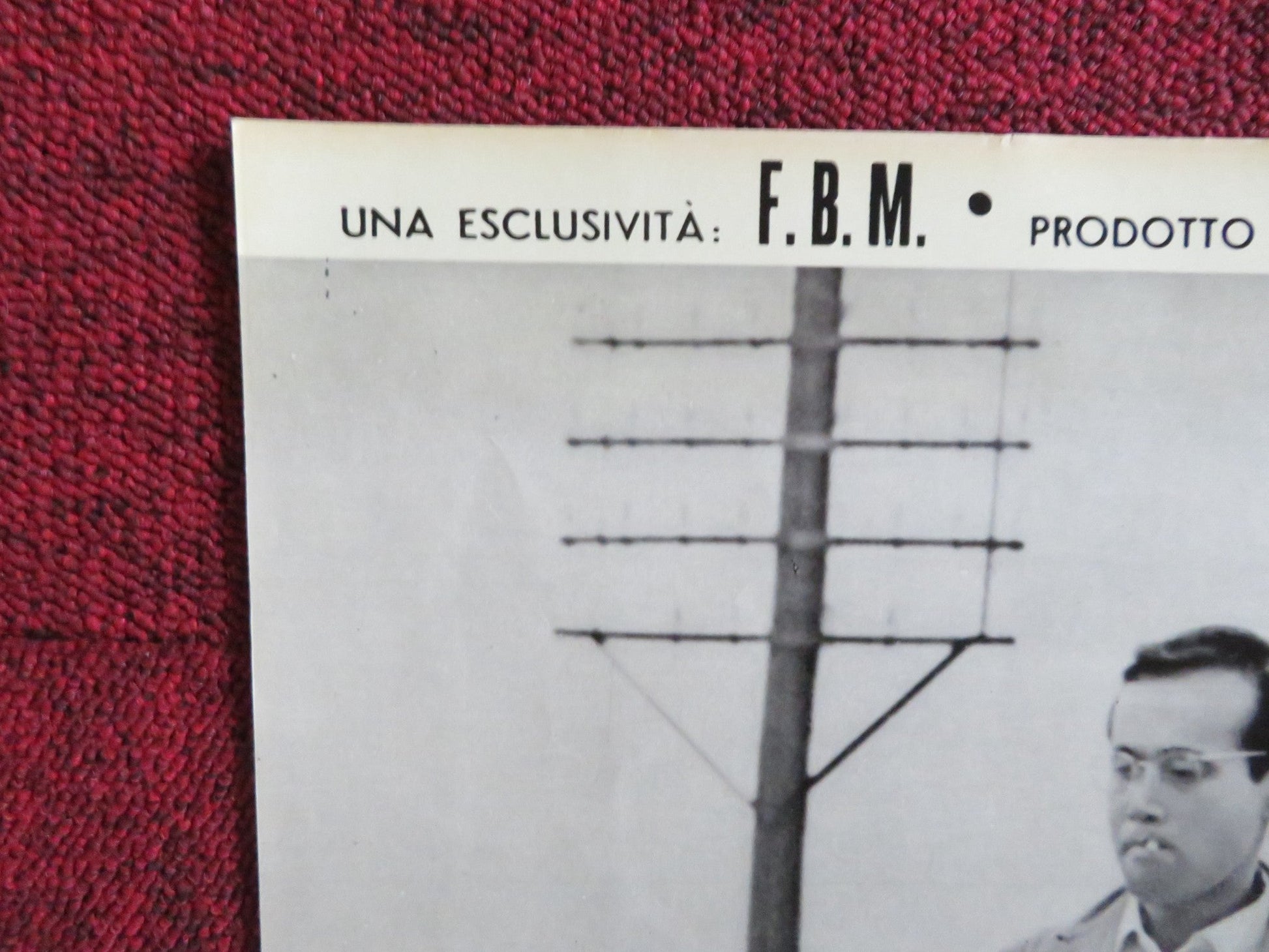 HAKUCHU NO BURAIKAN - H ITALIAN FOTOBUSTA POSTER SID TAYLOR LAVINE SHELTON 1961 Rendezvous Cinema Movie posters