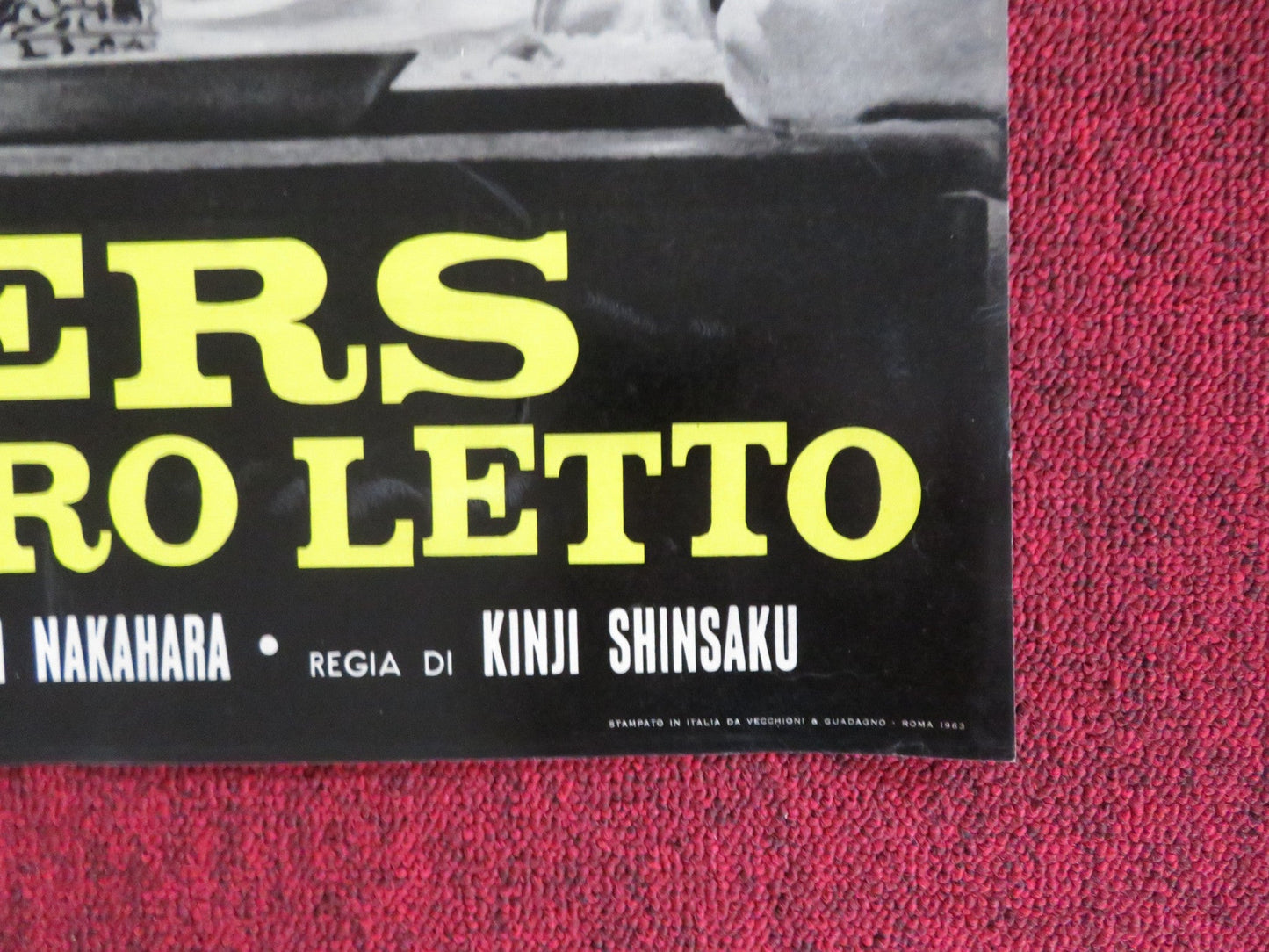 HAKUCHU NO BURAIKAN - I ITALIAN FOTOBUSTA POSTER SID TAYLOR LAVINE SHELTON 1961 Rendezvous Cinema Movie posters