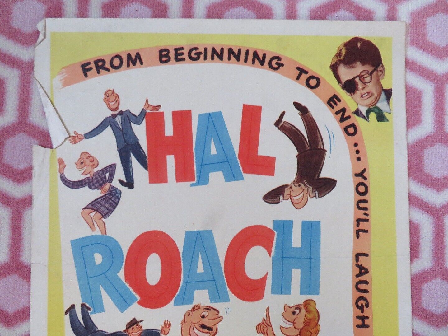 HAL ROACH COMEDY CARNIVAL US INSERT (14"x 36") POSTER WALTER ABEL MARGOT GRAHAME Movie posters