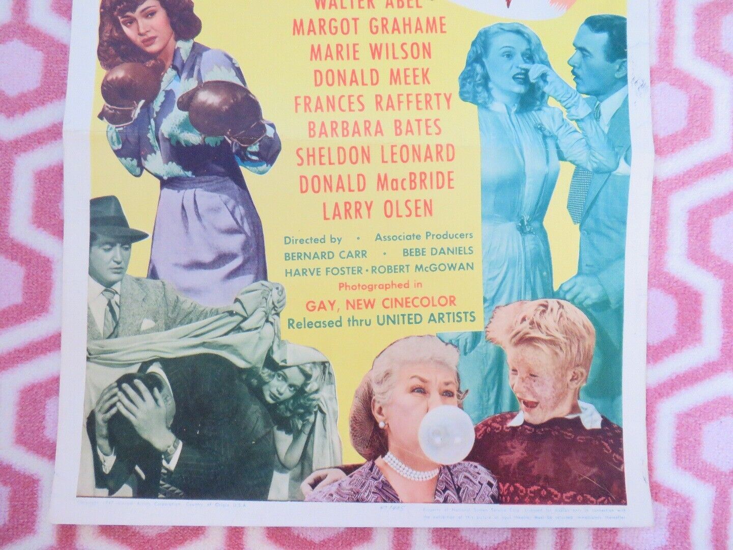 HAL ROACH COMEDY CARNIVAL US INSERT (14"x 36") POSTER WALTER ABEL MARGOT GRAHAME Movie posters