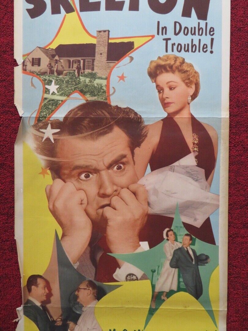 HALF A HERO US INSERT (14"x 36") POSTER RED SKELTON JEAN HAGEN 1953 Movie posters