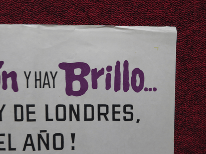 HALF A SIXPENCE FOLDED ARGENTINA ONE SHEET POSTER TOMMY STEELE JULIA FOSTER 1967 Rendezvous Cinema Movie posters