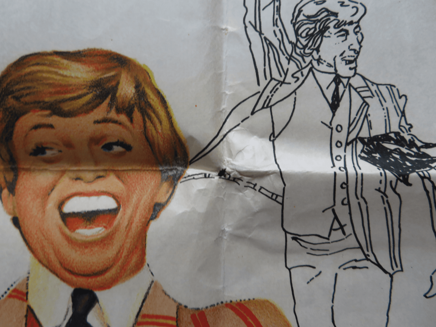 HALF A SIXPENCE FOLDED ARGENTINA ONE SHEET POSTER TOMMY STEELE JULIA FOSTER 1967 Rendezvous Cinema Movie posters