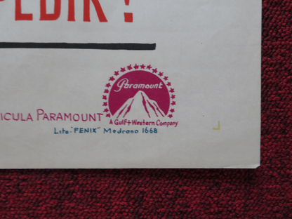 HALF A SIXPENCE FOLDED ARGENTINA ONE SHEET POSTER TOMMY STEELE JULIA FOSTER 1967 Rendezvous Cinema Movie posters