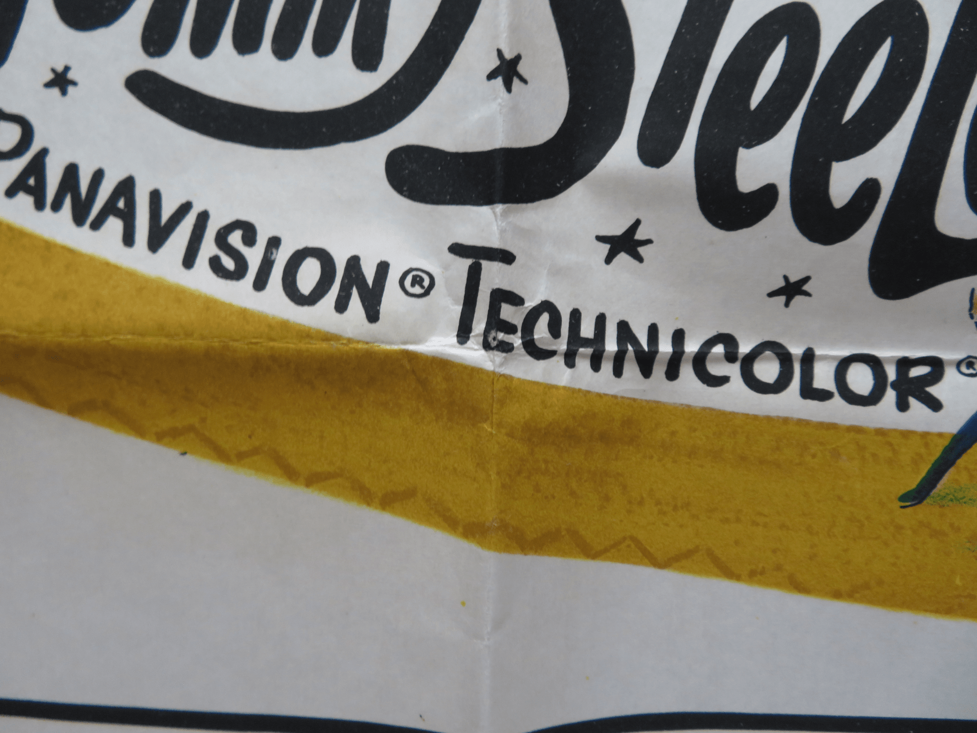 HALF A SIXPENCE FOLDED ARGENTINA ONE SHEET POSTER TOMMY STEELE JULIA FOSTER 1967 Rendezvous Cinema Movie posters