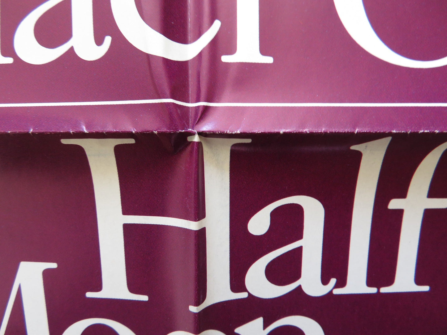 HALF MOON STREET FOLDED US ONE SHEET POSTER SIGOURNEY WEAVER MICHAEL CAINE 1986 Rendezvous Cinema Movie posters