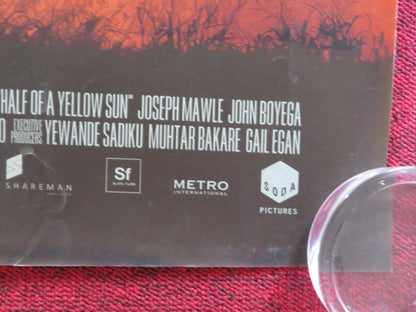 HALF OF A YELLOW SUN UK QUAD ROLLED POSTER THANDIWE NEWTON CHIWETEL EJIOFOR 2013 Rendezvous Cinema Movie posters