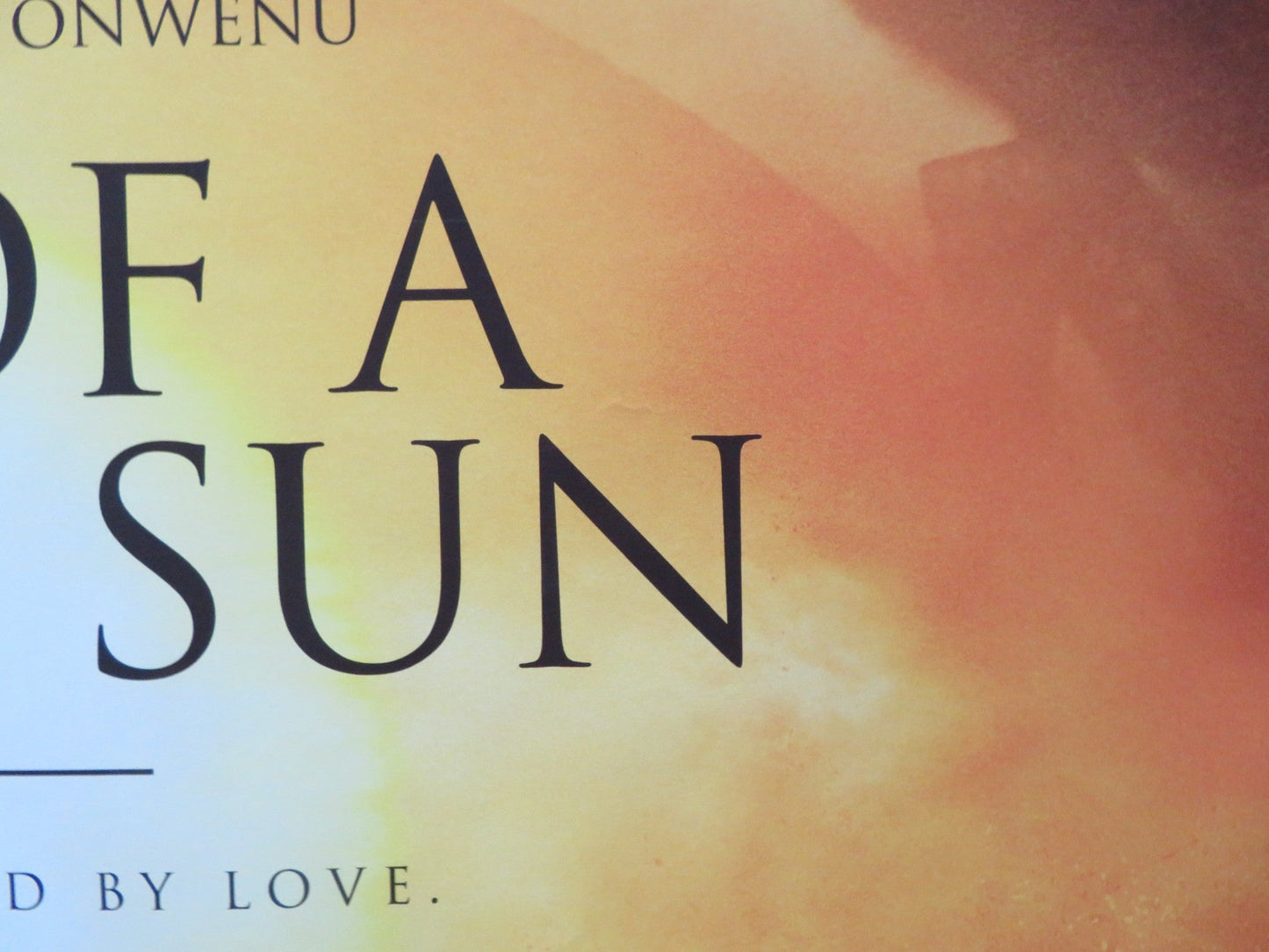 HALF OF A YELLOW SUN UK QUAD ROLLED POSTER THANDIWE NEWTON CHIWETEL EJIOFOR 2013 Rendezvous Cinema Movie posters