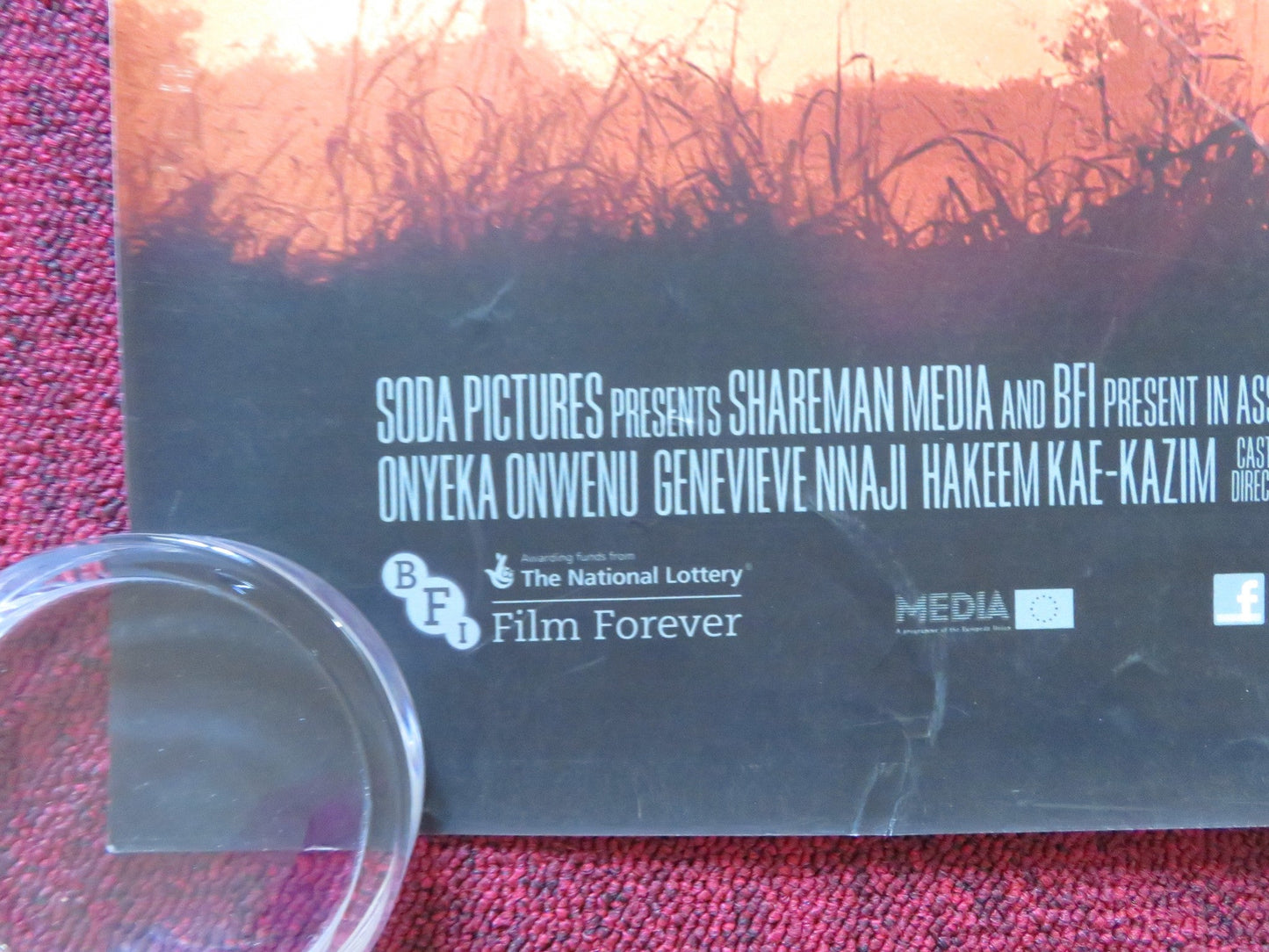 HALF OF A YELLOW SUN UK QUAD ROLLED POSTER THANDIWE NEWTON CHIWETEL EJIOFOR 2013 Rendezvous Cinema Movie posters