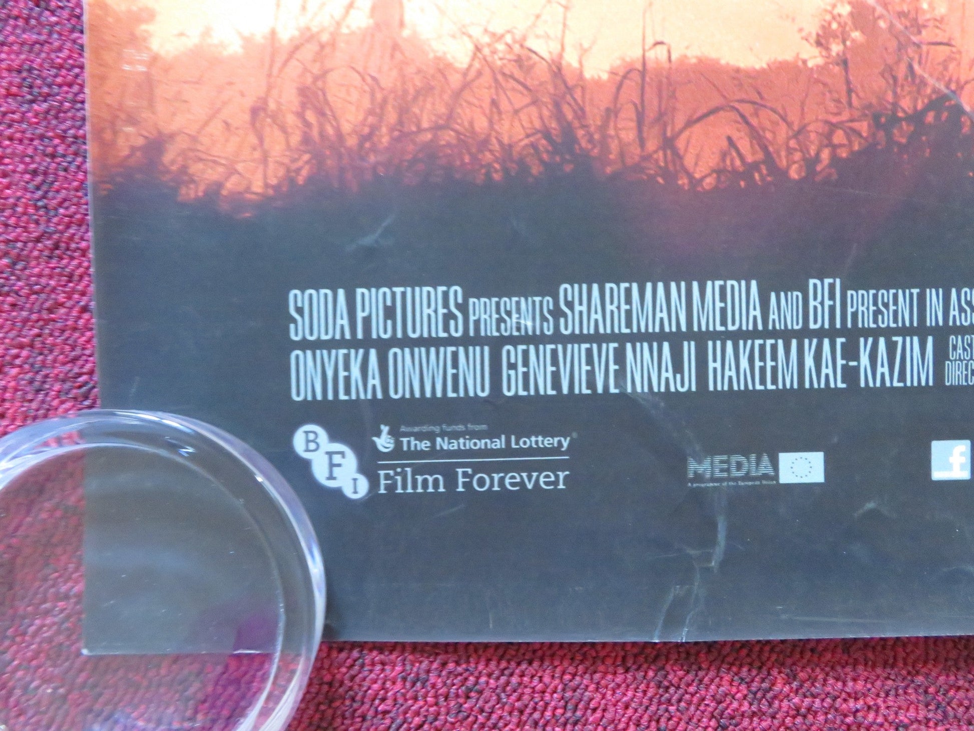 HALF OF A YELLOW SUN UK QUAD ROLLED POSTER THANDIWE NEWTON CHIWETEL EJIOFOR 2013 Rendezvous Cinema Movie posters