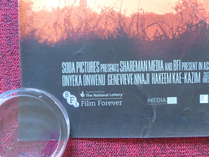 HALF OF A YELLOW SUN UK QUAD ROLLED POSTER THANDIWE NEWTON CHIWETEL EJIOFOR 2013 Rendezvous Cinema Movie posters