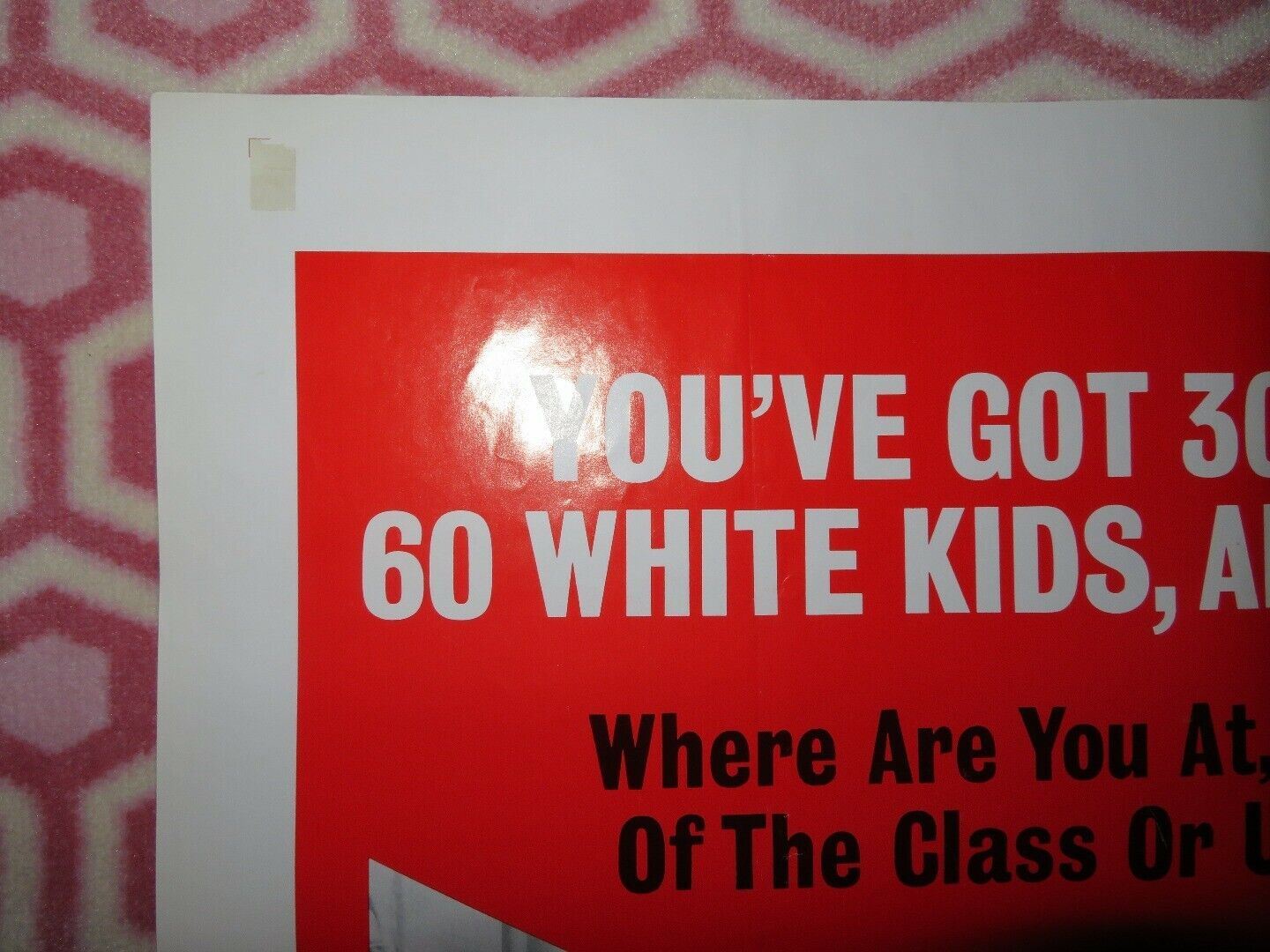 HALLS OF ANGER US ONE SHEET POSTER TONY CALVIN LOCKHART 1970 Movie posters