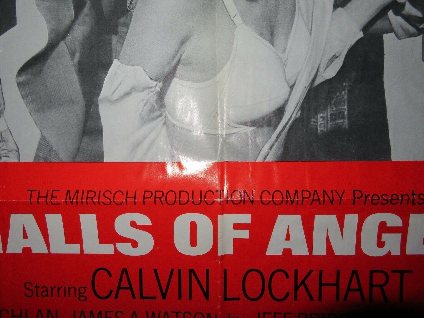 HALLS OF ANGER US ONE SHEET POSTER TONY CALVIN LOCKHART 1970 Movie posters