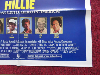 HAMBONE & HILLIE FOLDED US ONE SHEET POSTER O.J. SIMPSON LILLIAN GISH 1983 Movie posters