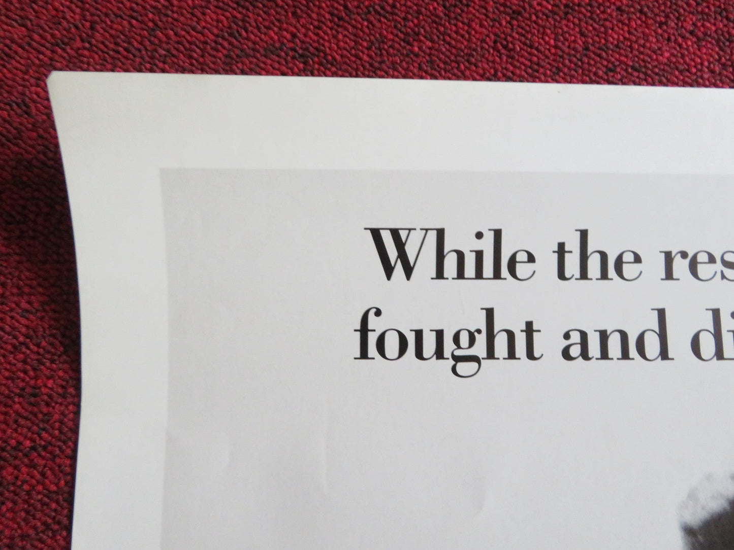 HAMBURGER HILL FOLDED US ONE SHEET POSTER DON CHEADLE ANTHONY BARRILE 1987 Rendezvous Cinema Movie posters