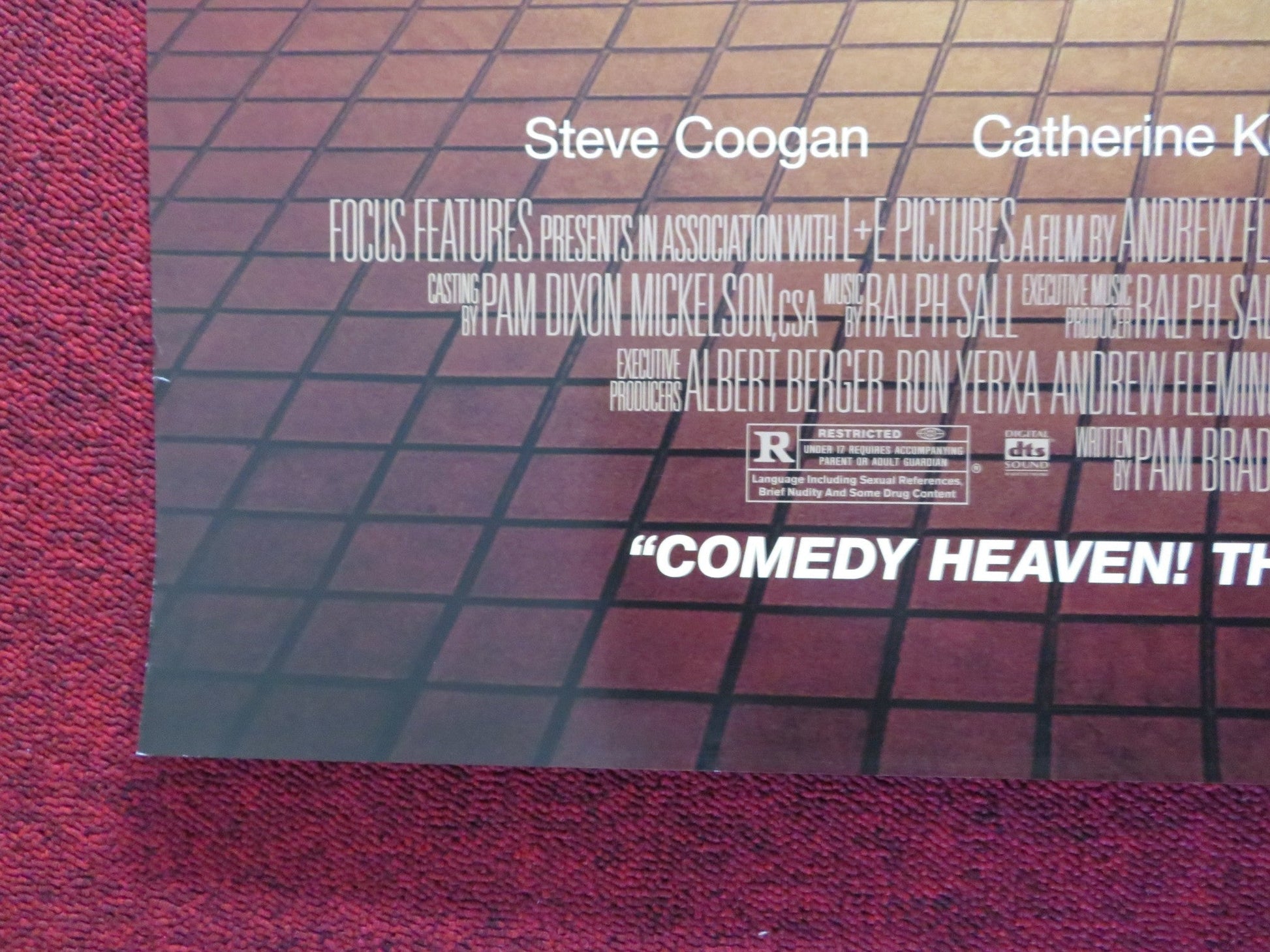 HAMLET 2 US ONE SHEET ROLLED POSTER STEVE COOGAN DAVID ARQUETTE 2008 Rendezvous Cinema Movie posters