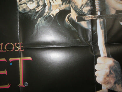 HAMLET QUAD (30" x 40") POSTER MEL GIBSON GLENN CLOSE 1990 Movie posters