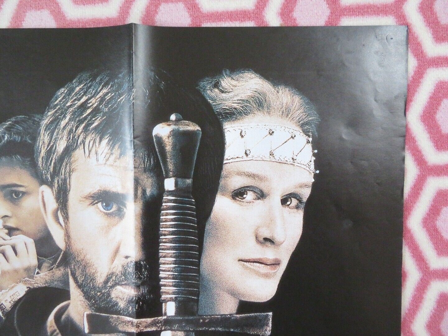 HAMLET QUAD (30" x 40") POSTER MEL GIBSON GLENN CLOSE 1990 Movie posters