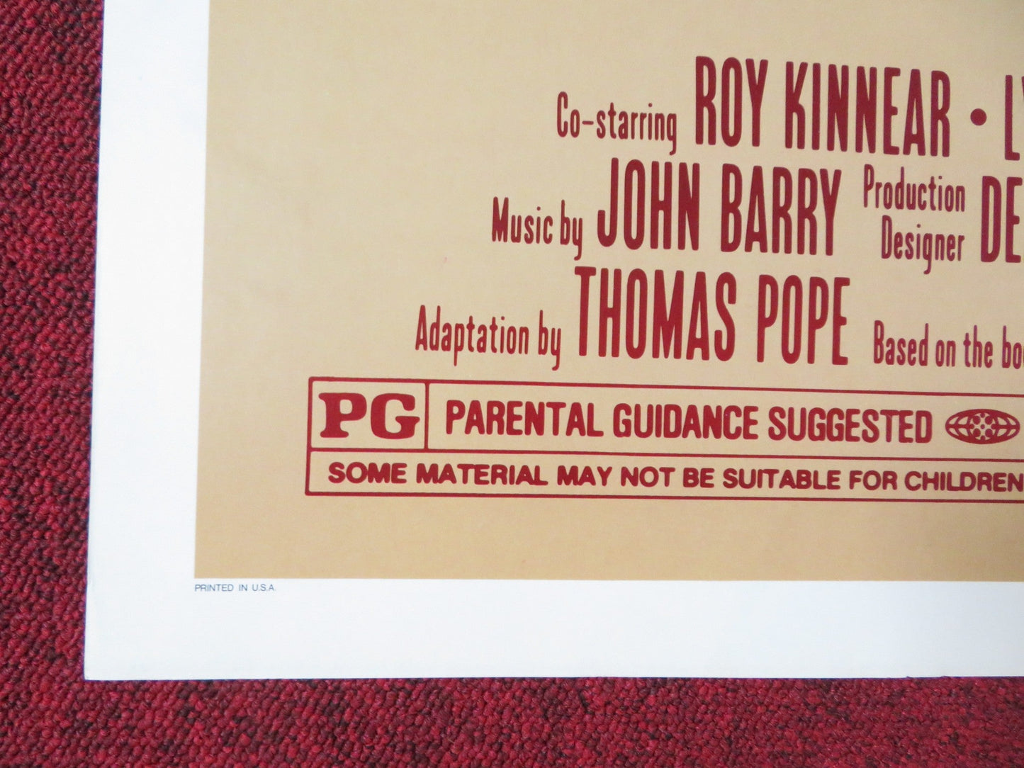 HAMMETT FOLDED US ONE SHEET POSTER FREDERIC FORREST PETER BOYLE 1982 Rendezvous Cinema Movie posters