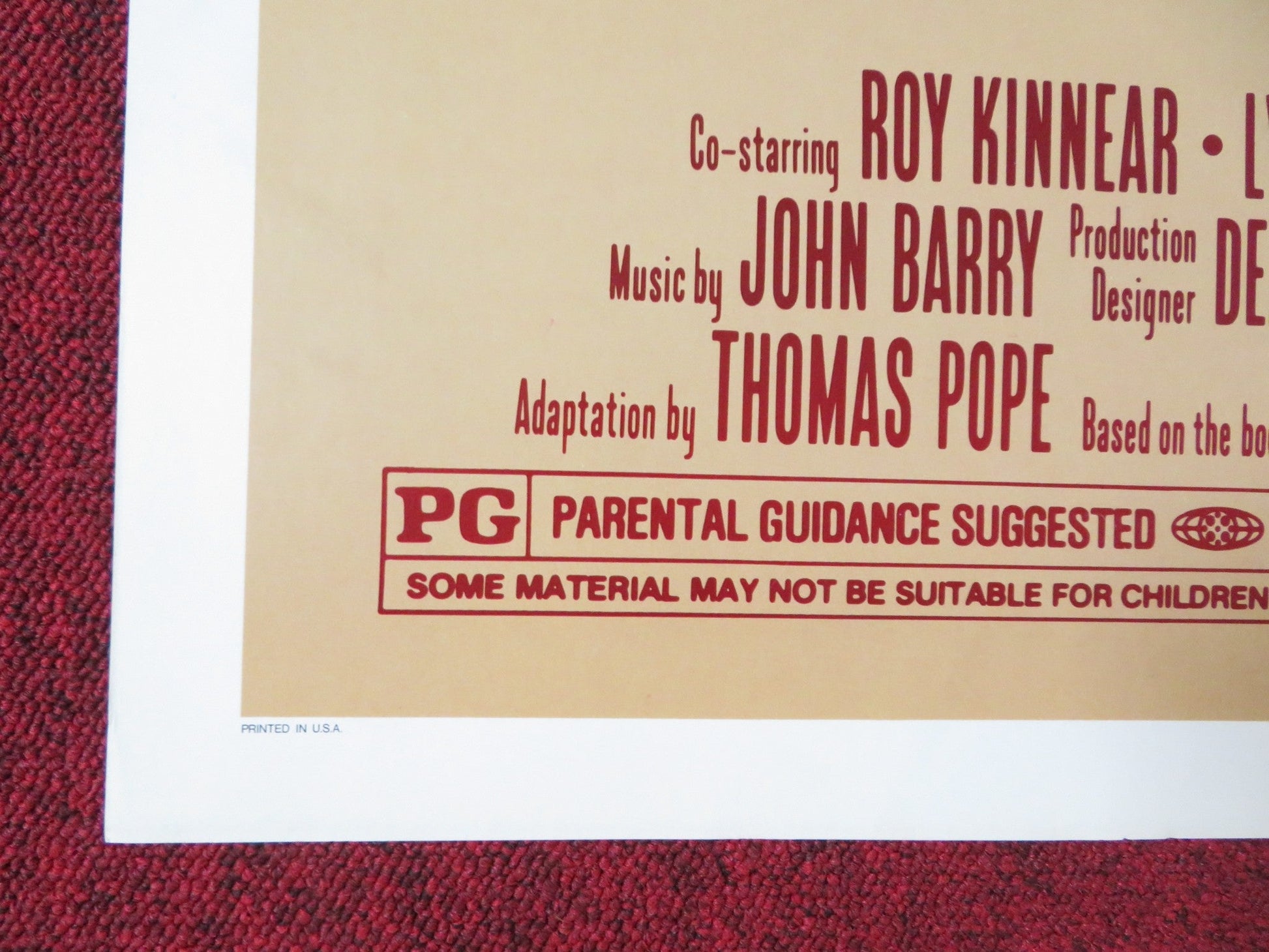 HAMMETT FOLDED US ONE SHEET POSTER FREDERIC FORREST PETER BOYLE 1982 Rendezvous Cinema Movie posters