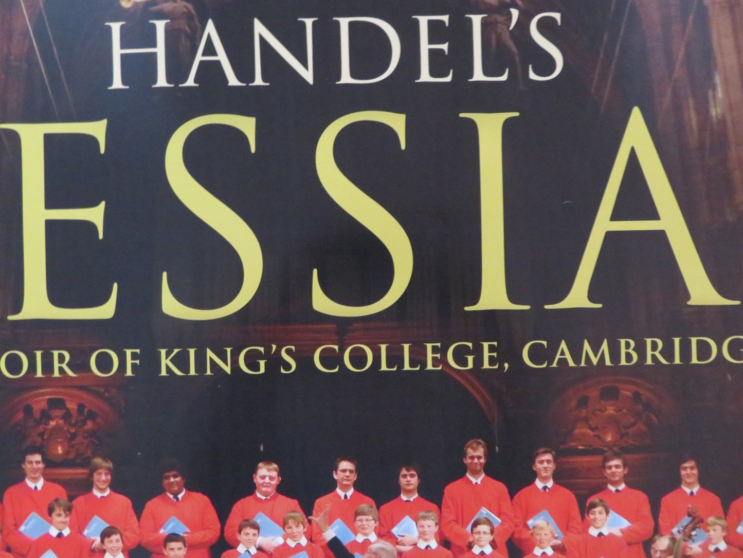 HANDEL'S MESSIAH CHOIR OF KINGS COLLEGE CAM... UK QUAD (30"x 40") ROLLED POSTER Rendezvous Cinema Movie posters