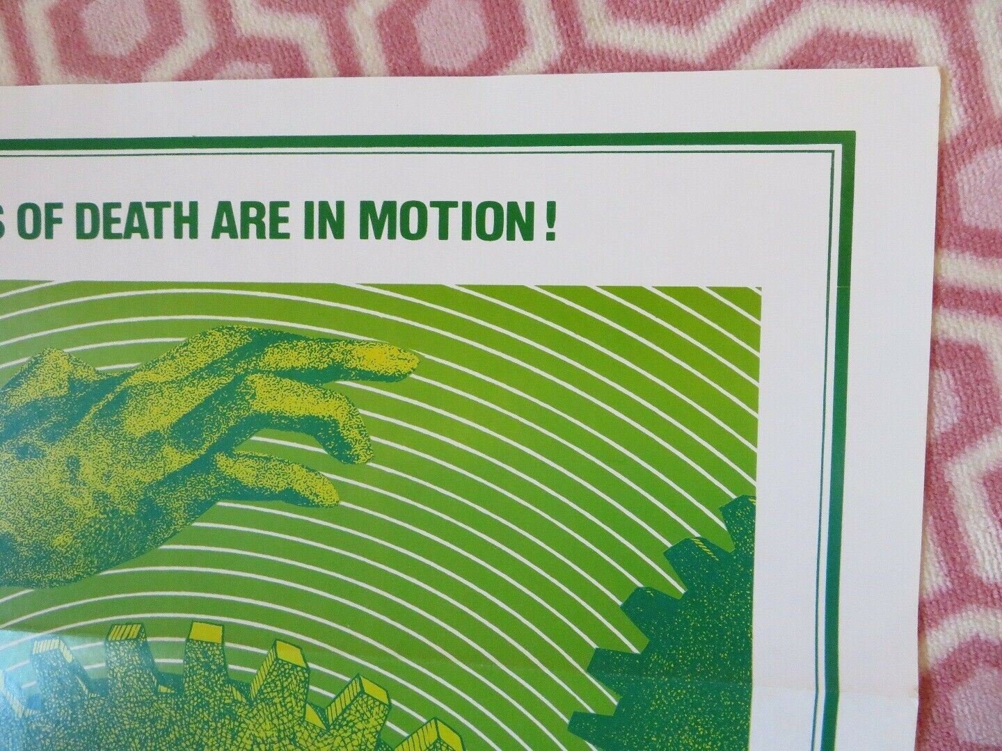 HANDLOCK / Shaolin Handlock US ONE SHEET ROLLED POSTER LI CHENG - YING 1980 Movie posters