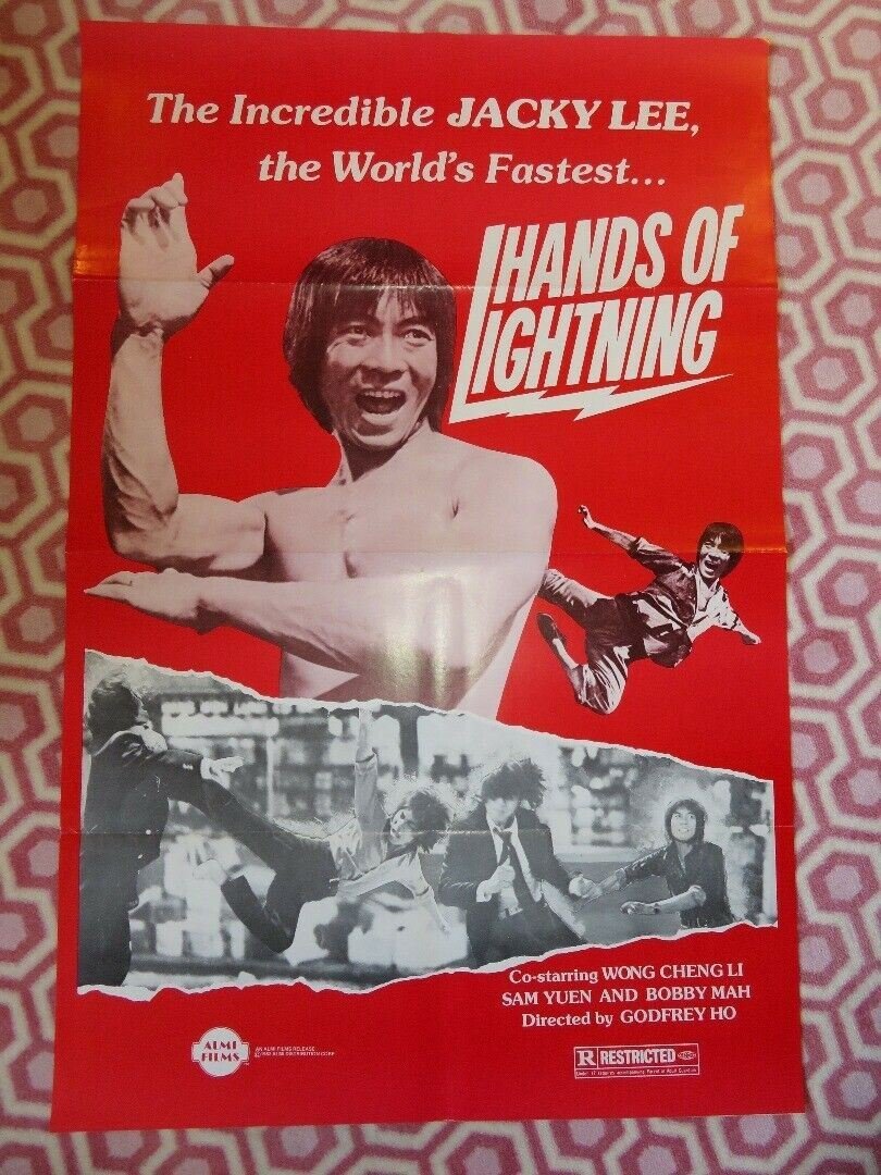 HANDS OF LIGHTNING / Chunyong-ran KUNG FU US ONE SHEET ROLLED POSTER J LEE 1982 - Rendezvous Cinema