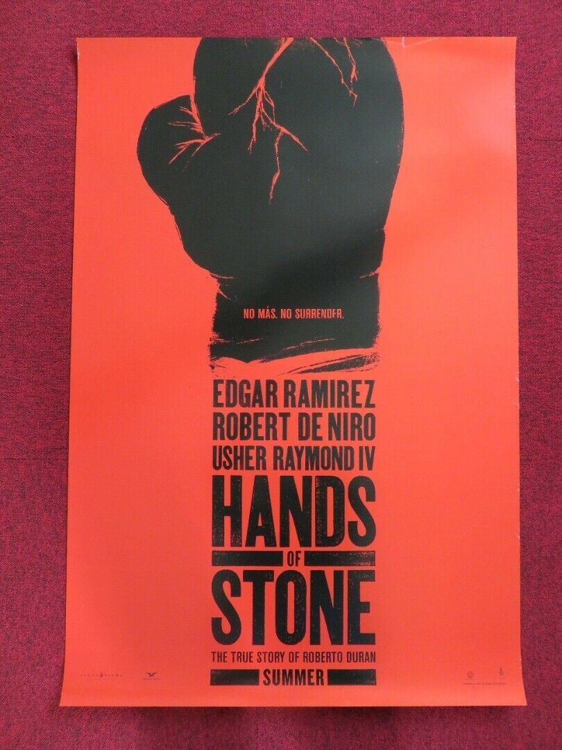 HANDS OF STONE US ONE SHEET ROLLED POSTER EDGAR RAMIREZ ROBERT DE NIRO 2016 Movie posters