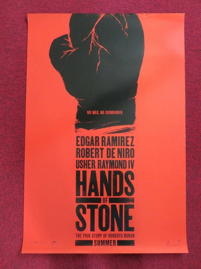 HANDS OF STONE US ONE SHEET ROLLED POSTER EDGAR RAMIREZ ROBERT DE NIRO 2016 Movie posters