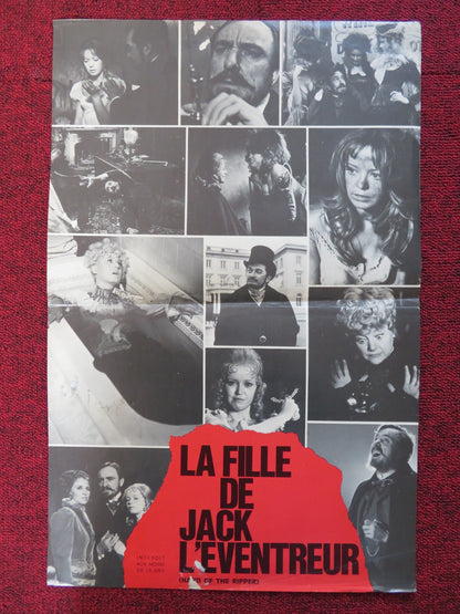 HANDS OF THE RIPPER FRENCH BROCHURE ERIC PORTER PETER SASDY 1971 Rendezvous Cinema Movie posters
