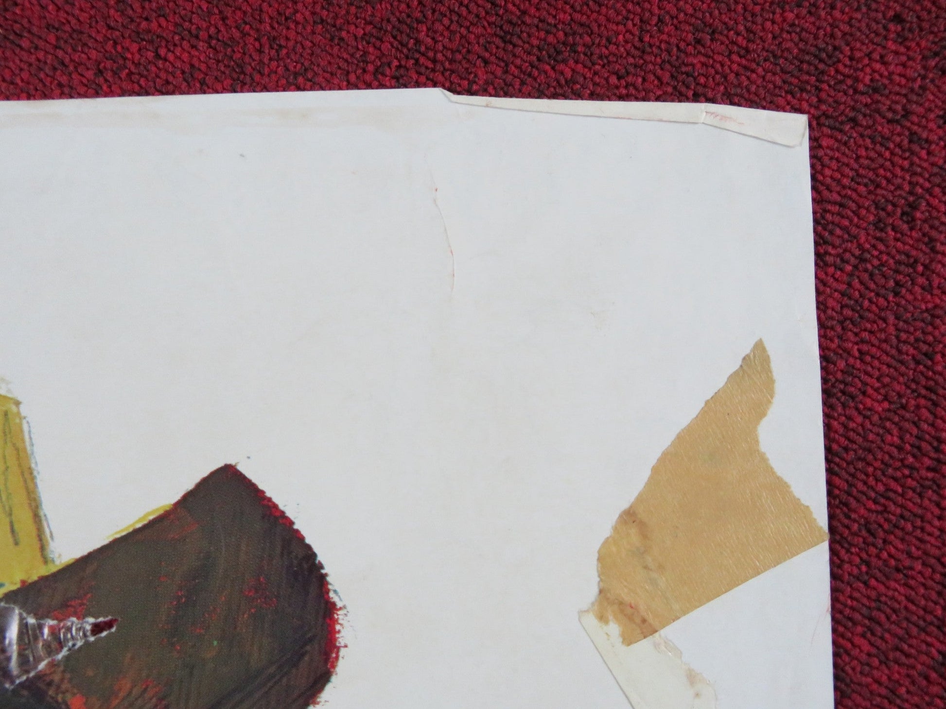 HANG YOUR HAT ON THE WIND FOLDED US ONE SHEET POSTER DISNEY RICK NATOLI 1969 Rendezvous Cinema Movie posters