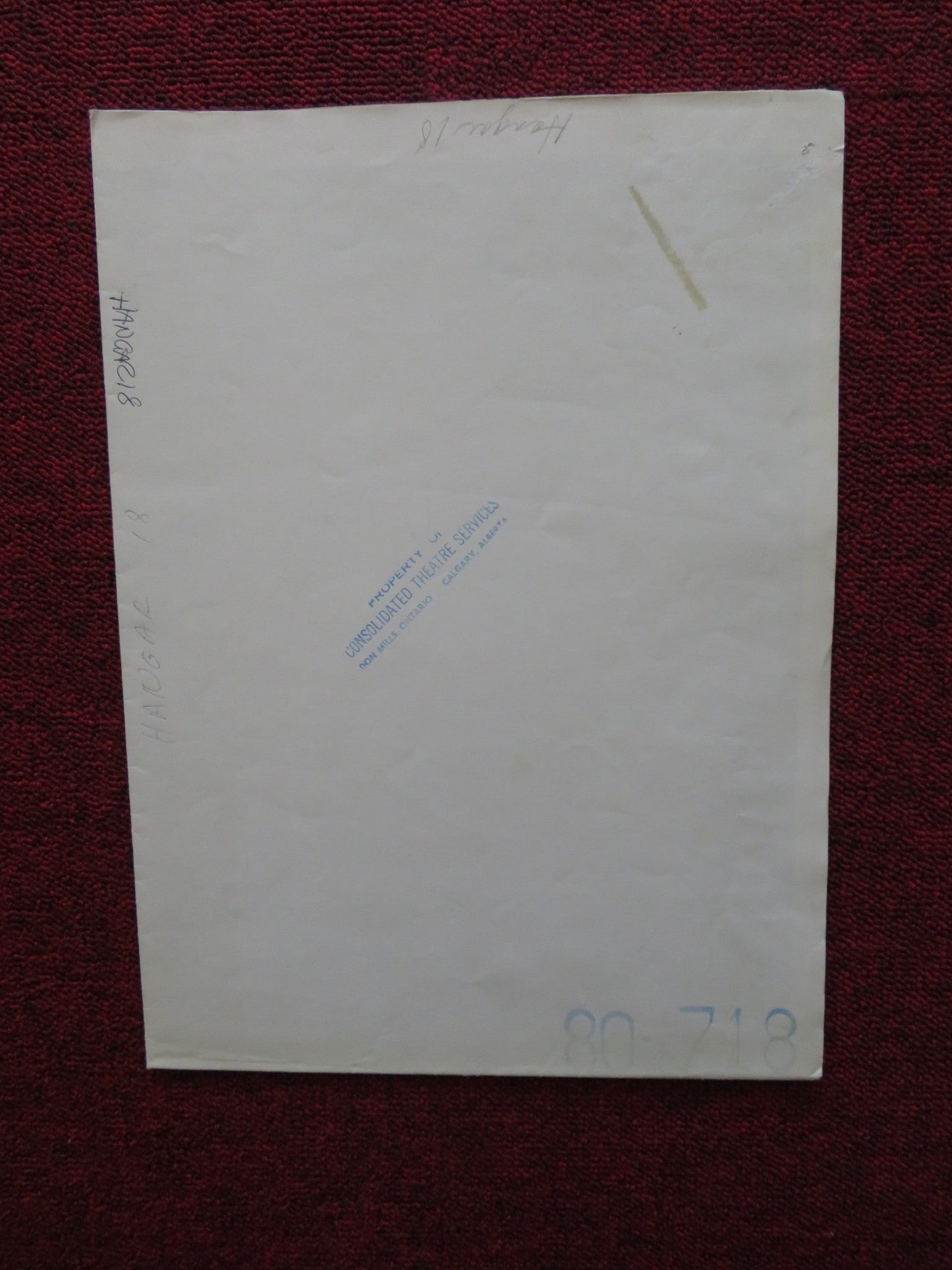 HANGAR 18 FOLDED US ONE SHEET POSTER DARREN MCGAVIN ROBERT VAUGHN 1980 Rendezvous Cinema Movie posters